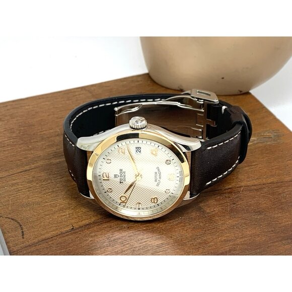 Tudor by Rolex Mens Watch 1926 M91451-0012 Swiss Automatic Diamond Two Tone 36mm - Picture 8 of 14